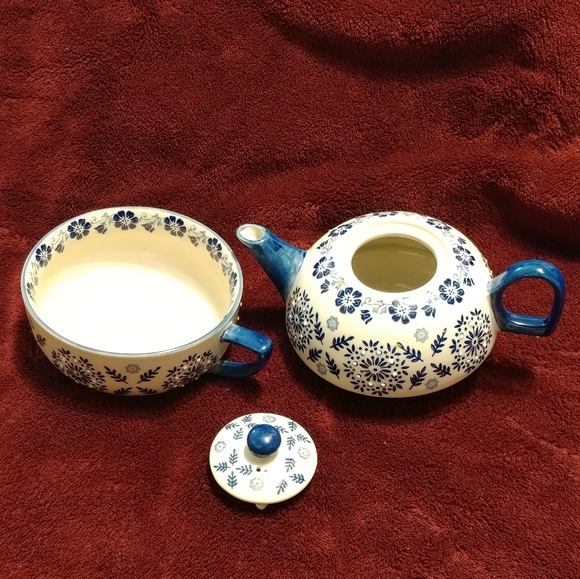 YOKOHAMA STUDIOS Other - Tea Pot ~  Bowl/Large Cu Set YOKOHAMA Pottery